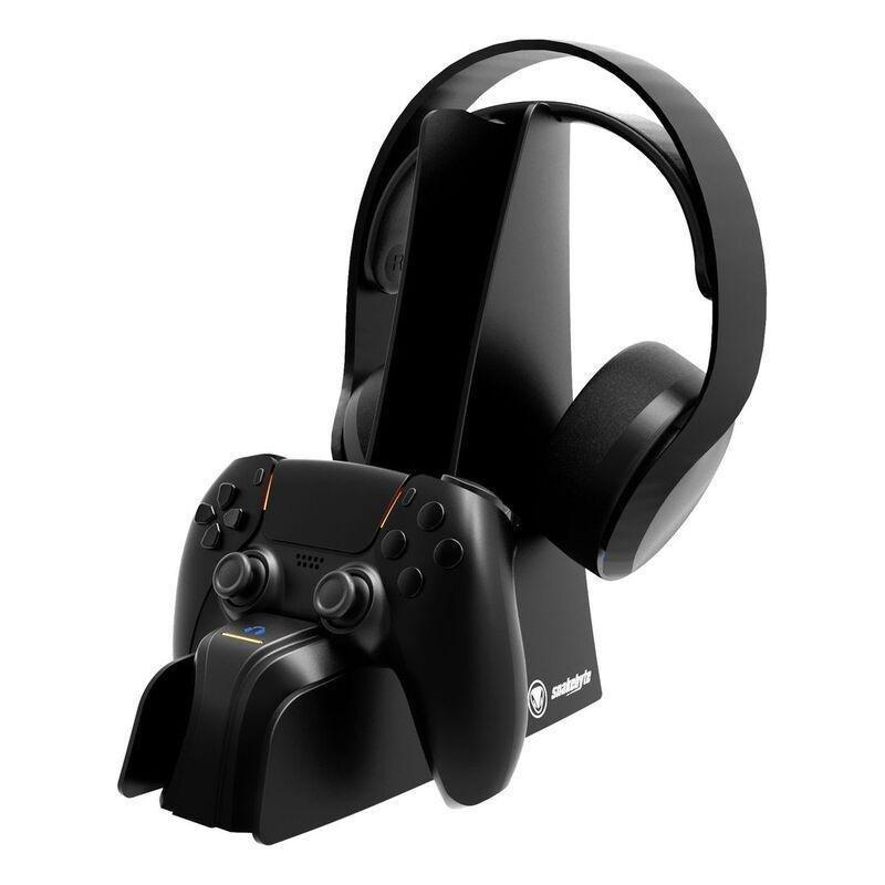 Snakebyte PS5 Dual Charge & Headset Stand 5, , large image number 0