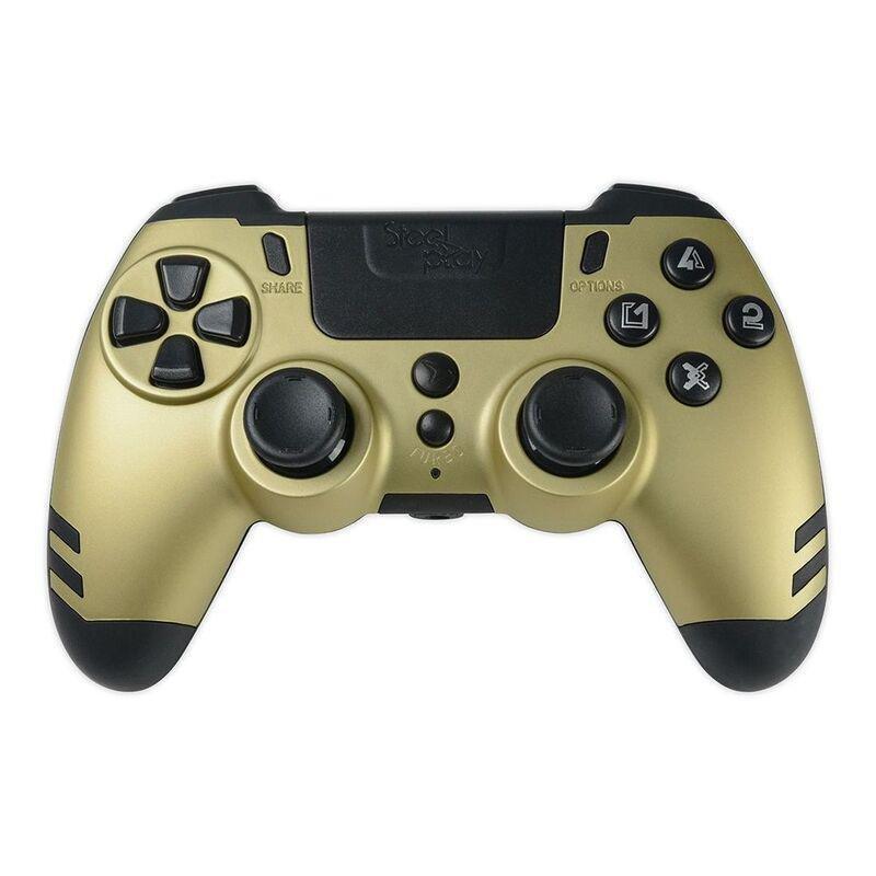 Steelplay Slim Pack Wireless Controller For PC/PS4 - Gold, , large image number 0