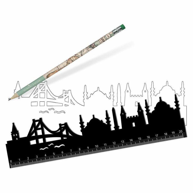Legami Follow The Skyline Ruler - Istanbul, , medium