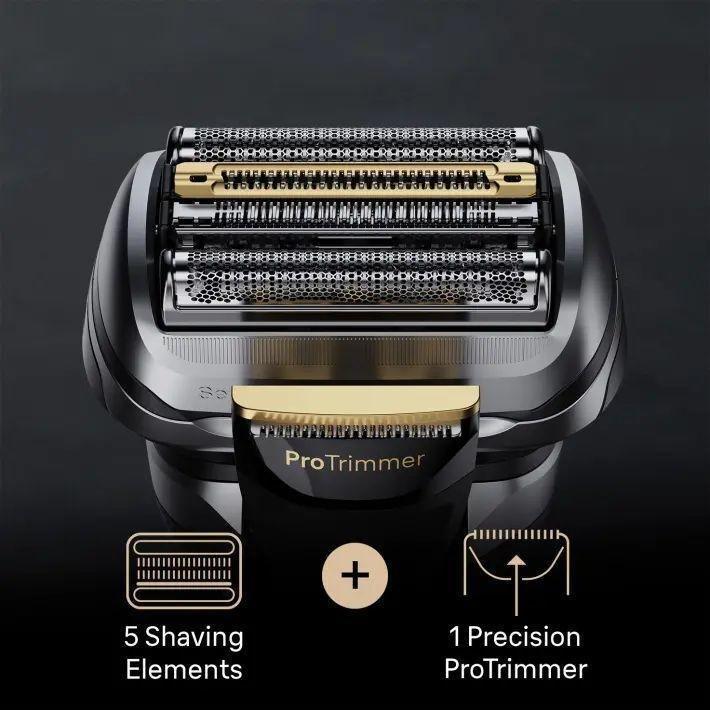 Braun Series 9 Pro+ 9577cc Wet & Dry shaver with 6-in-1 SmartCare Center and PowerCase - Silver, , large image number 1