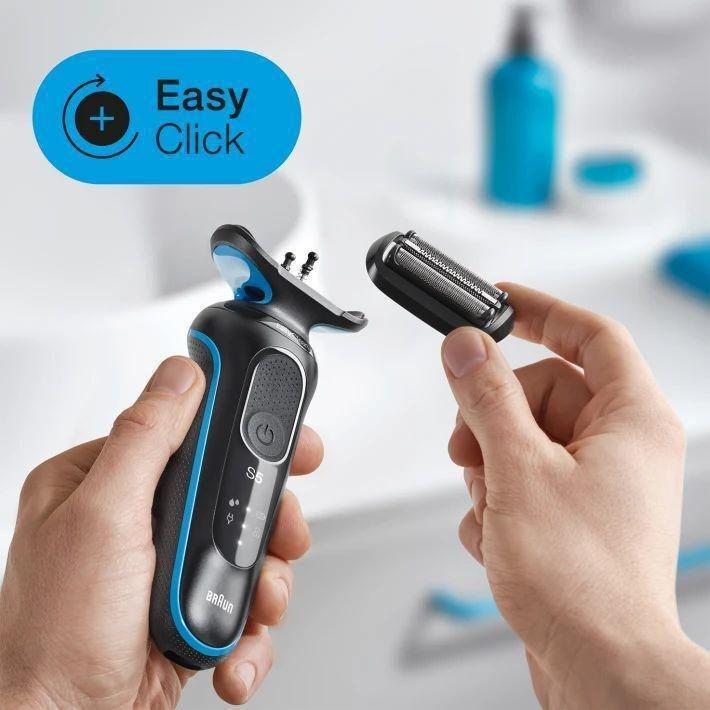 Braun Shaver Series 5 - 51-B1000s – Wet & Dry Shaver - Blue, , large image number 6
