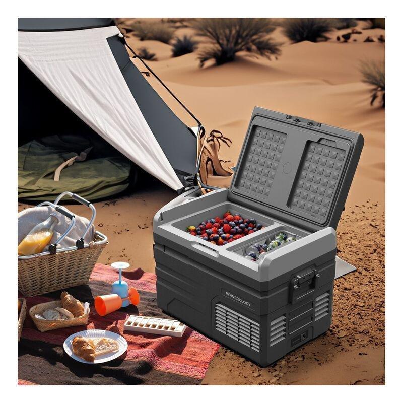 Powerology Smart Dual Compartment Fridge And Freezer Versatile Cooler For Outdoor Adventure - 37.5L, , large image number 2