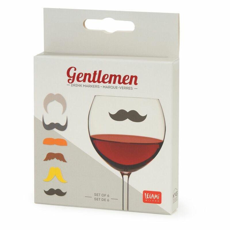 Legami Gentlemen - Drink Markers - (Set of 6), , large image number 2