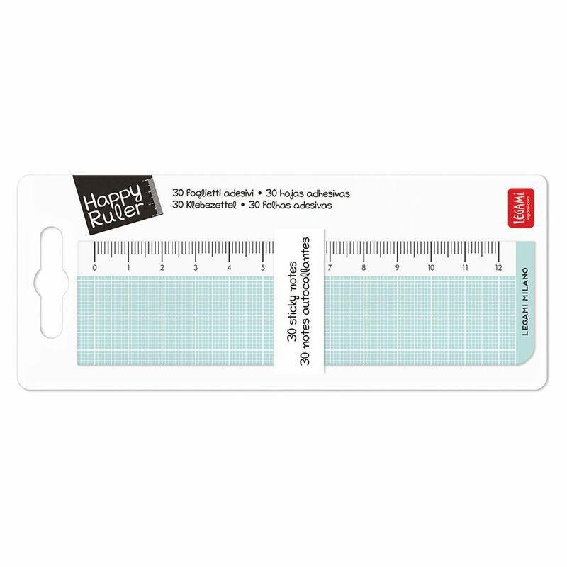 Legami Happy Ruler - Ruler - Shaped Sticky Notes, , large image number 1