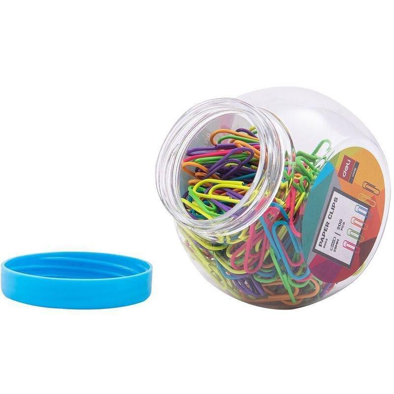 Deli Paper Clips 29 mm 200 Pieces E0053, , large image number 1