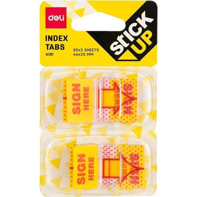 Deli Index Tabs Sticky Marking Notes EA10101 (44 x 25 mm), , medium