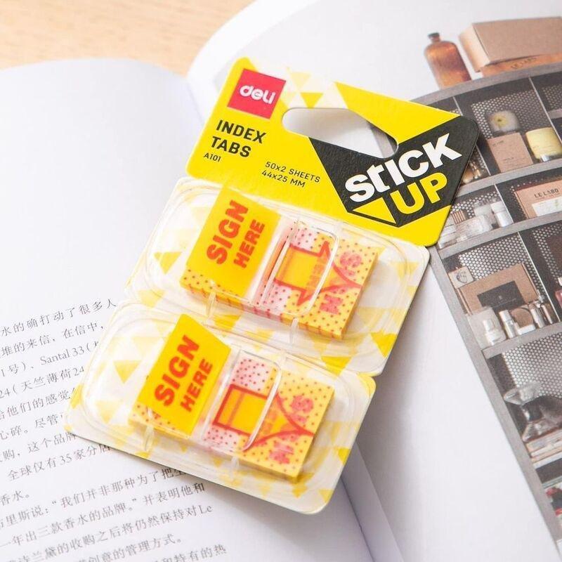 Deli Index Tabs Sticky Marking Notes EA10101 (44 x 25 mm), , large image number 1