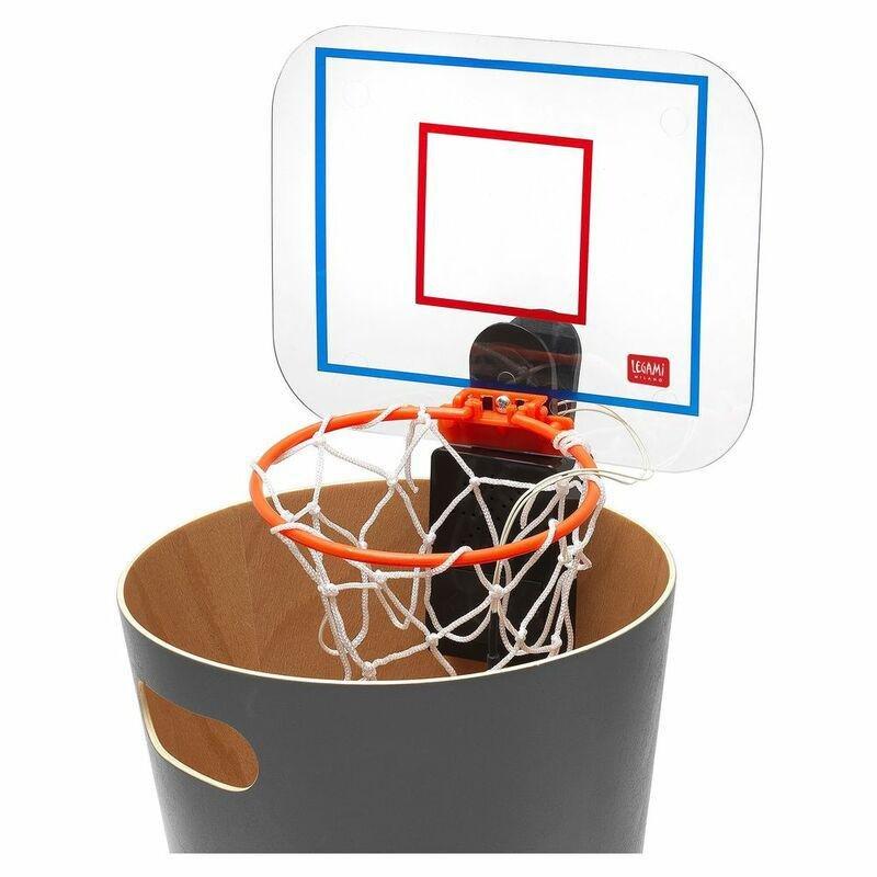 LEGAMI - Legami Magic Shot - Basketball Hoop for Waste Bin With Sound Effect