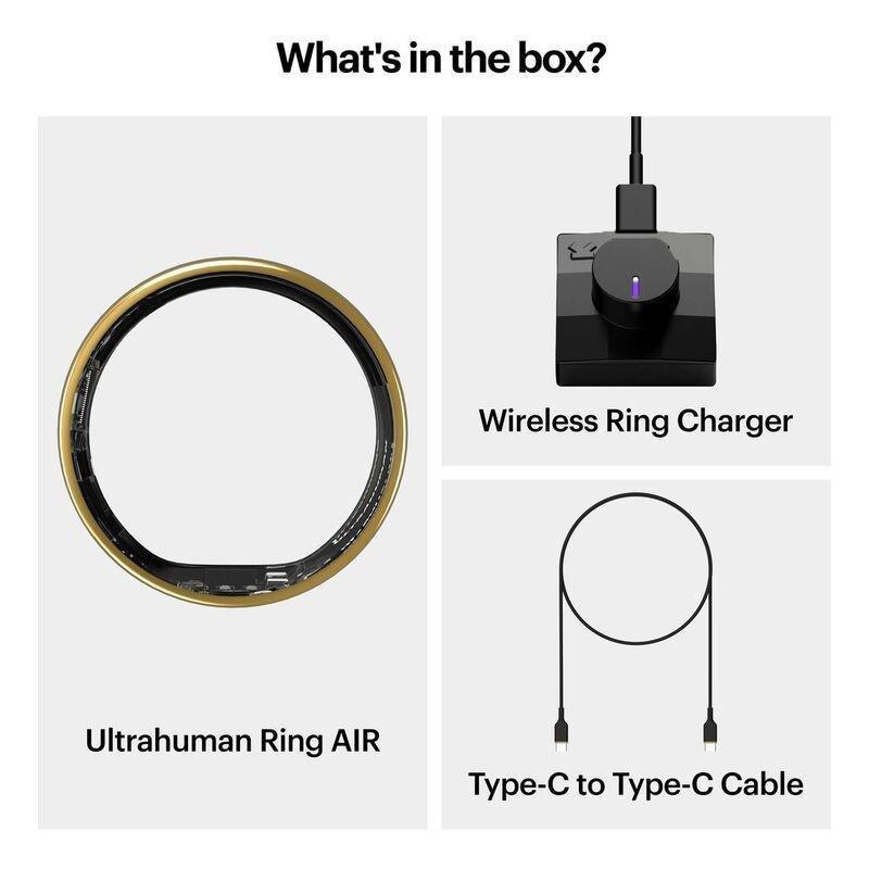Ultrahuman Ring AIR Smart Ring - Size 5 - Bionic Gold, , large image number 5