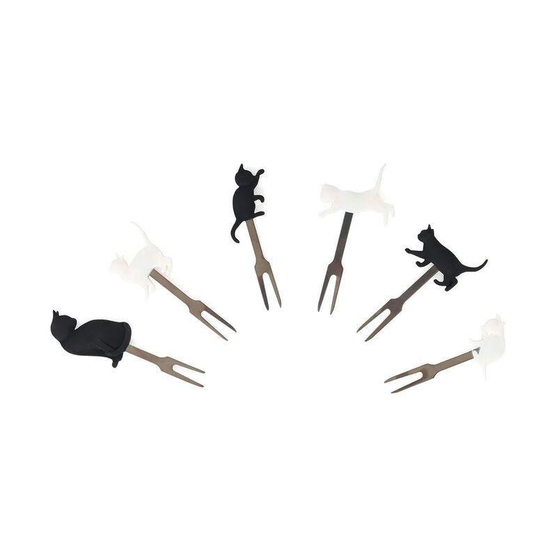 Legami Meow - Aperitif Forks (Set of 6), , large image number 0