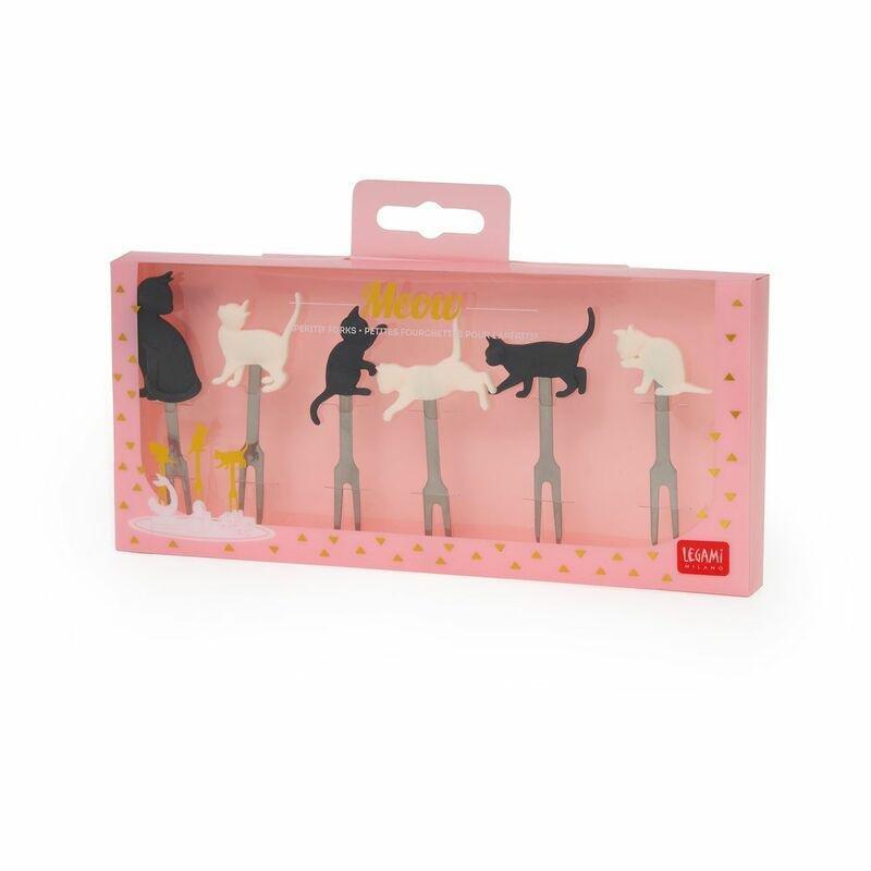 Legami Meow - Aperitif Forks (Set of 6), , large image number 2