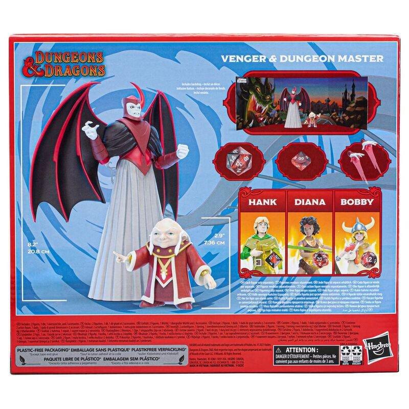 Hasbro Dungeons & Dragons Cartoon Classics Scale Dungeon Master & Venger 6-inch Action Figures (2-Pack), , large image number 2