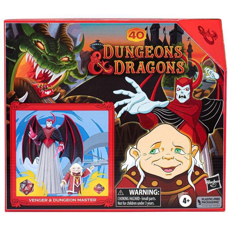 Hasbro Dungeons & Dragons Cartoon Classics Scale Dungeon Master & Venger 6-inch Action Figures (2-Pack), , large image number 3