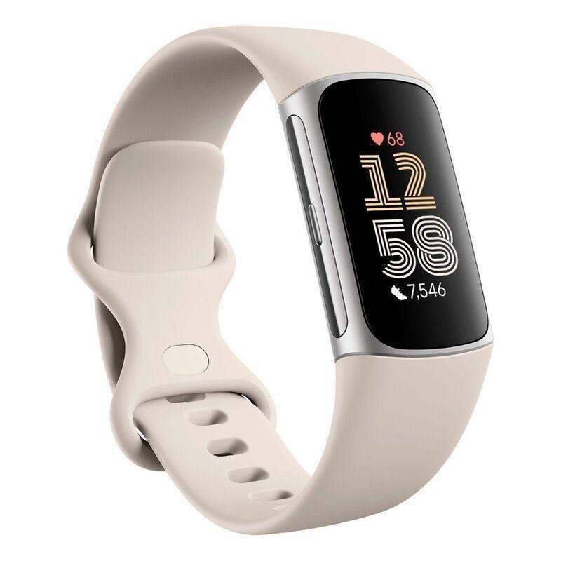 Fitbit Charge 6 Advanced Fitness Tracker - Band Size S&L - Porcelain, , large image number 0