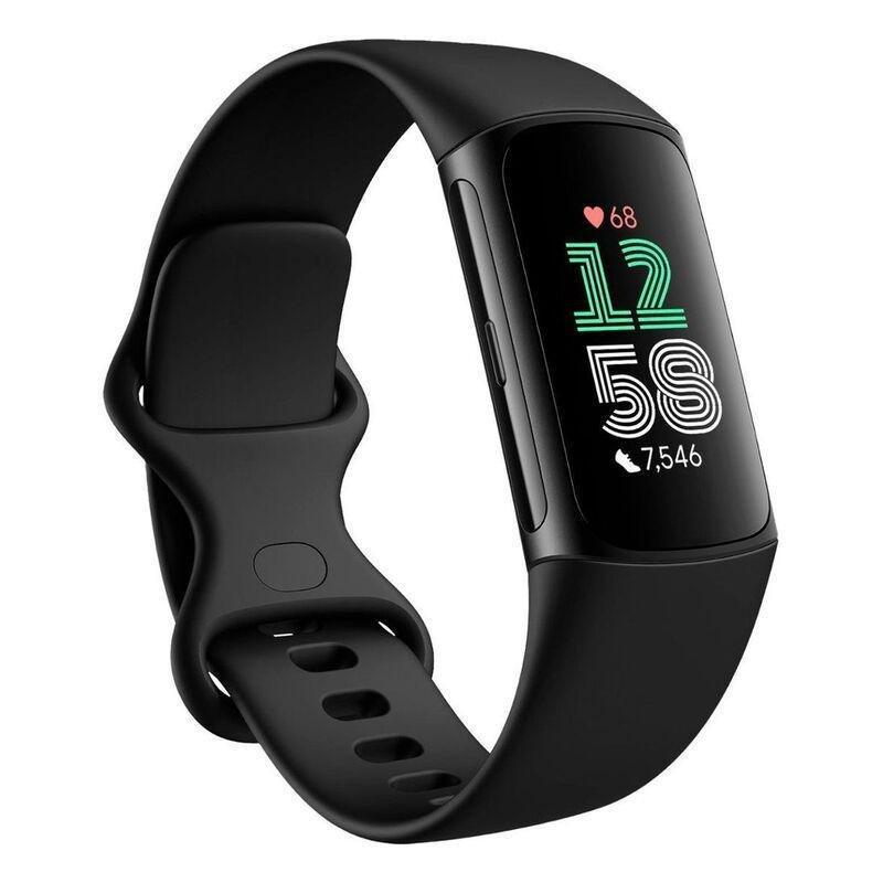Fitbit Charge 6 Advanced Fitness Tracker - Band Size S&L - Obsidian, , large image number 1