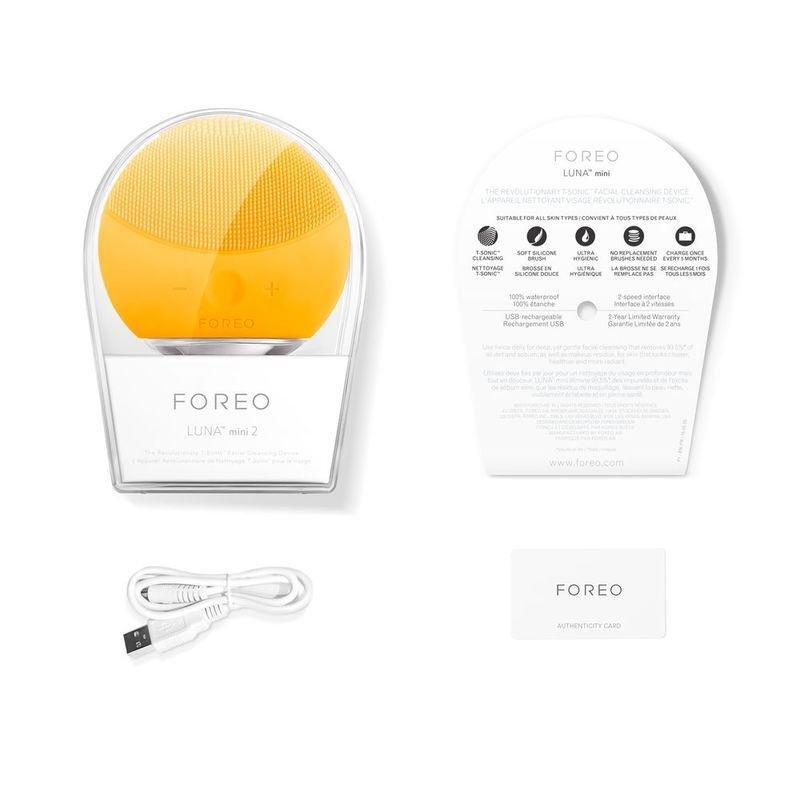 Foreo Luna Mini 2 Facial Brush Sunflower Yellow, , large image number 2