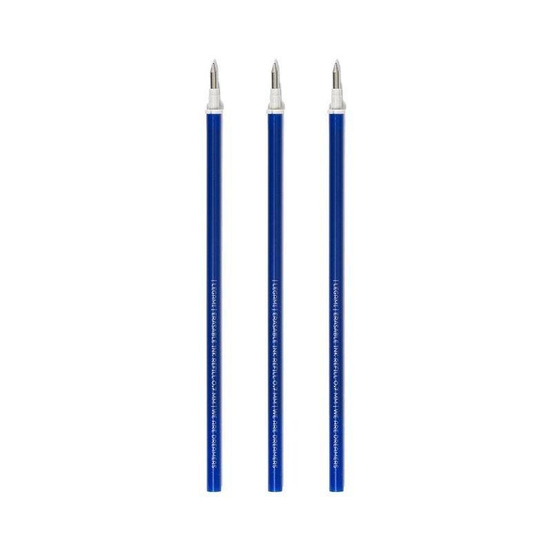 Legami Refill Erasable Pen - Black (Pack of 3), , medium