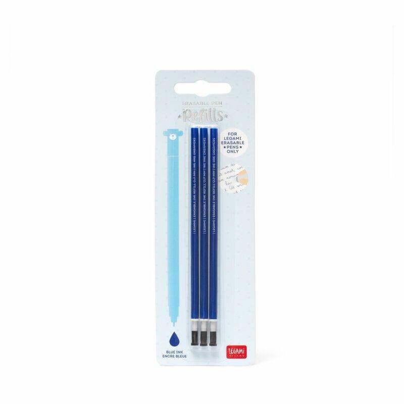 Legami Refill Erasable Pen - Black (Pack of 3), , large image number 1