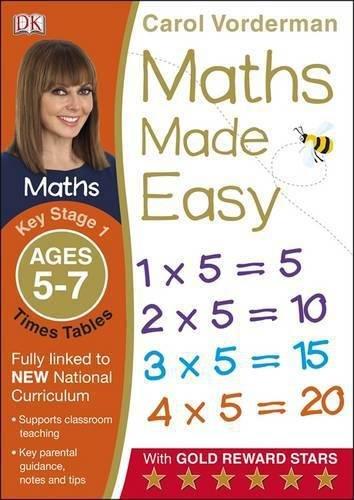 Maths Made Easy Times Tables Ages Ages 5-7 Key Stage 1 | Carol Vorderman, , large image number 0