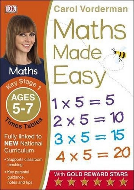 DORLING KINDERSLEY UK - Maths Made Easy Times Tables Ages Ages 5-7 Key Stage 1 | Carol Vorderman