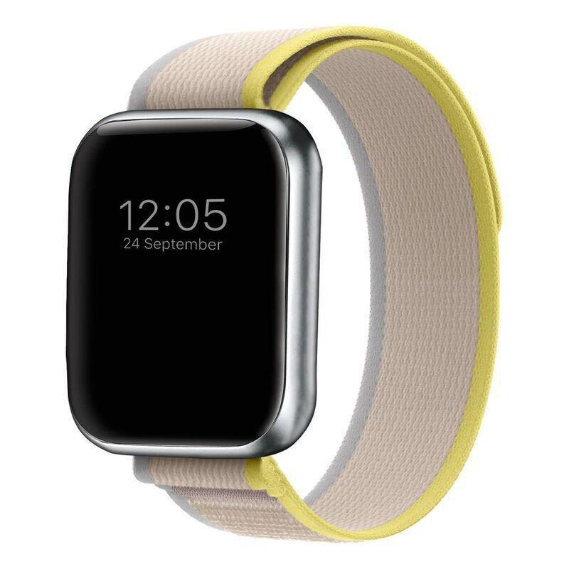 GRIPP Trail Loop Apple Watch Band 45/49mm - Beige/Yellow, , large image number 0