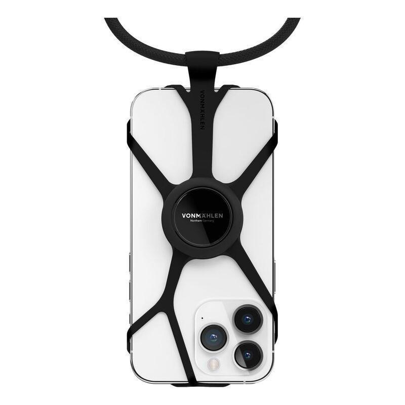 VONMAHLEN Infinityplus Universal Mobile Phone Chain + Finger Ring - Black, , large image number 1