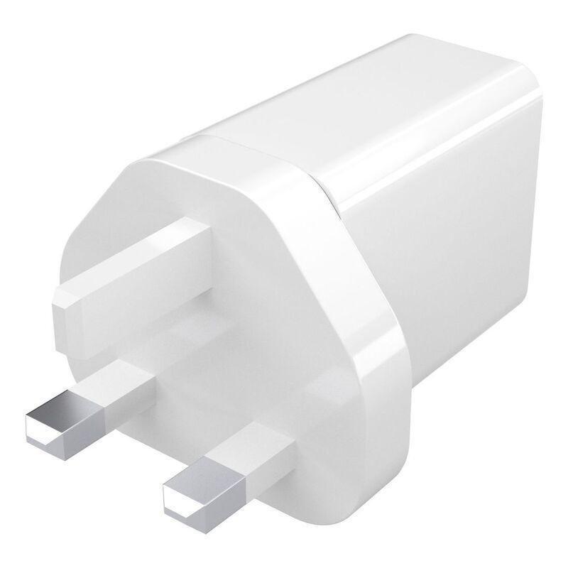 Mophie Essentials Power Adapter USB-C 20W PD - White (UK Plug), , large image number 1