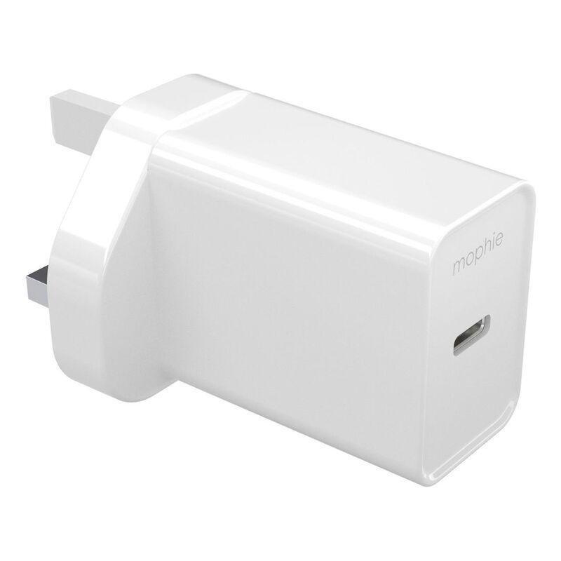 Mophie Essentials Power Adapter USB-C 20W PD - White (UK Plug), , large image number 2