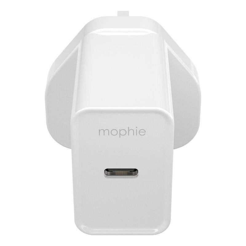Mophie Essentials Power Adapter USB-C 20W PD - White (UK Plug), , large image number 3