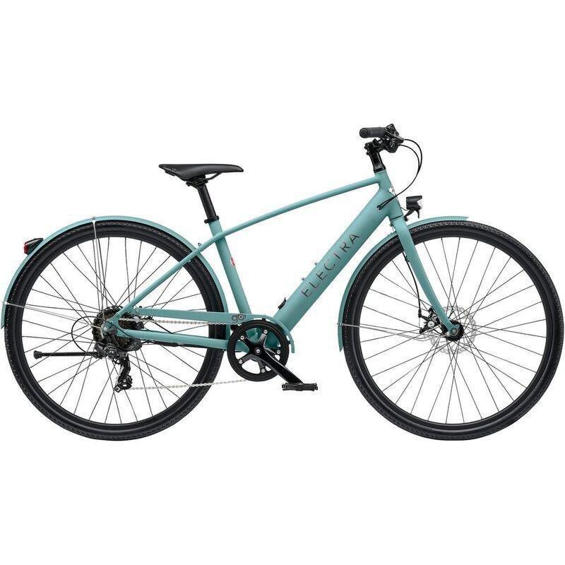 Electra Men's E-Bike Loft Go! 7D EQ Matte Cadet Blue (Size M), , large image number 0