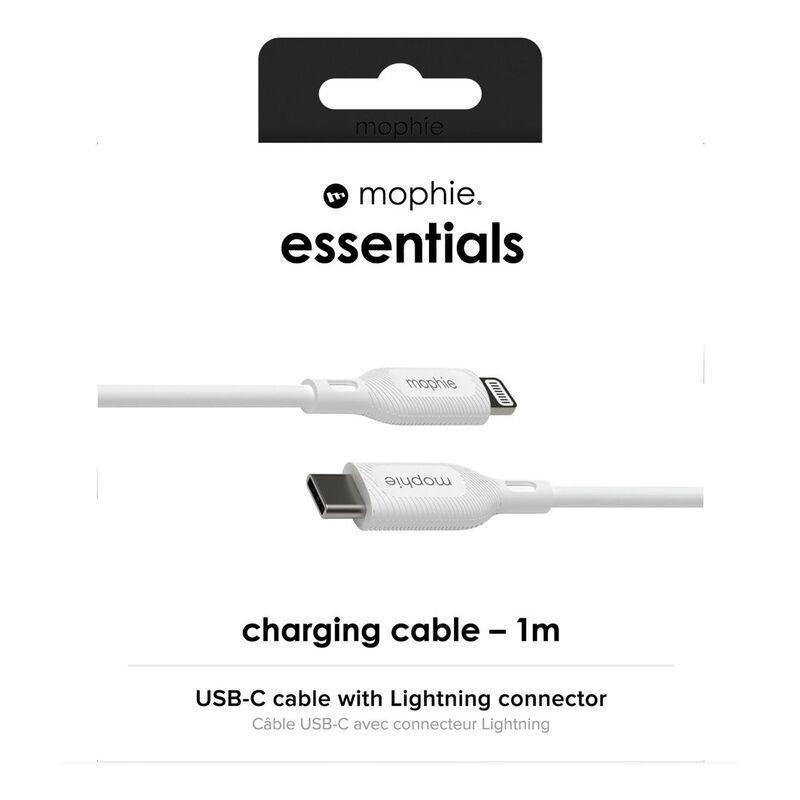 Mophie Essentials Cable USB-C to Lightning 1m - White, , large image number 1