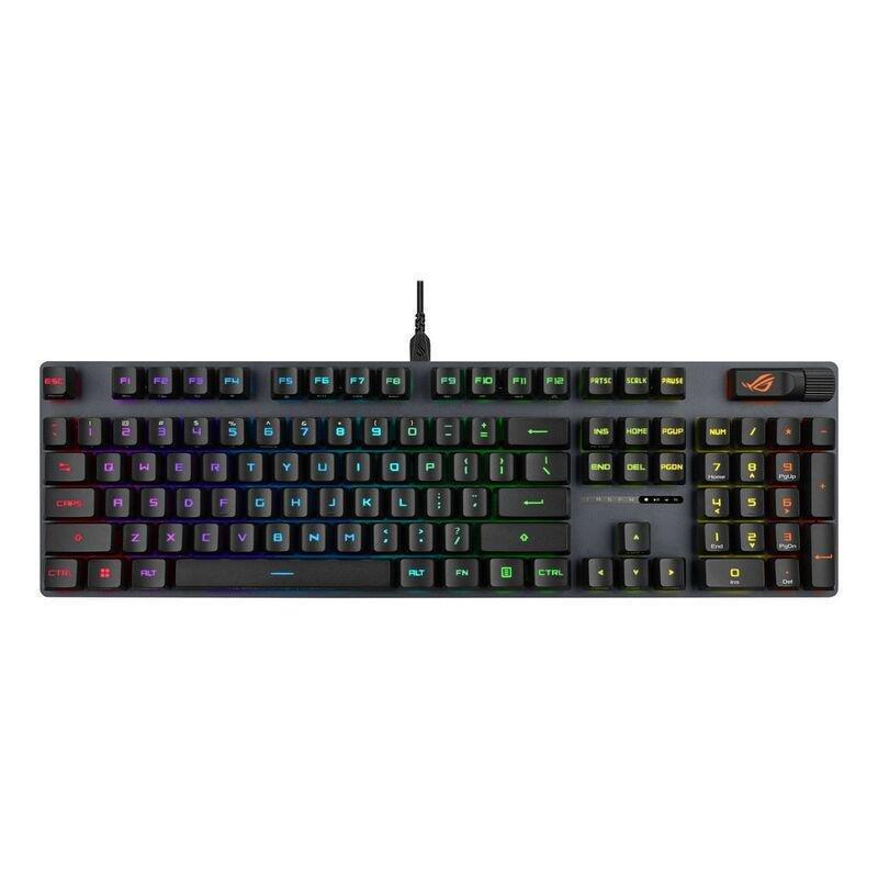 ASUS ROG Strix Scope II RX Full Size Gaming Keyboard - RX optical switches - ABS Keycaps - Black (Arabic Layout), , large image number 0