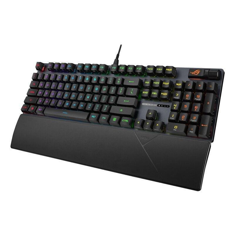 ASUS ROG Strix Scope II RX Full Size Gaming Keyboard - RX optical switches - ABS Keycaps - Black (Arabic Layout), , large image number 4