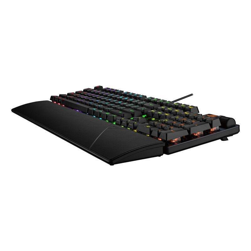 ASUS ROG Strix Scope II RX Full Size Gaming Keyboard - RX optical switches - ABS Keycaps - Black (Arabic Layout), , large image number 6