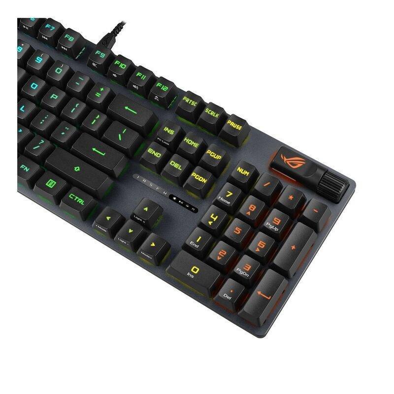 ASUS ROG Strix Scope II RX Full Size Gaming Keyboard - RX optical switches - ABS Keycaps - Black (Arabic Layout), , large image number 7