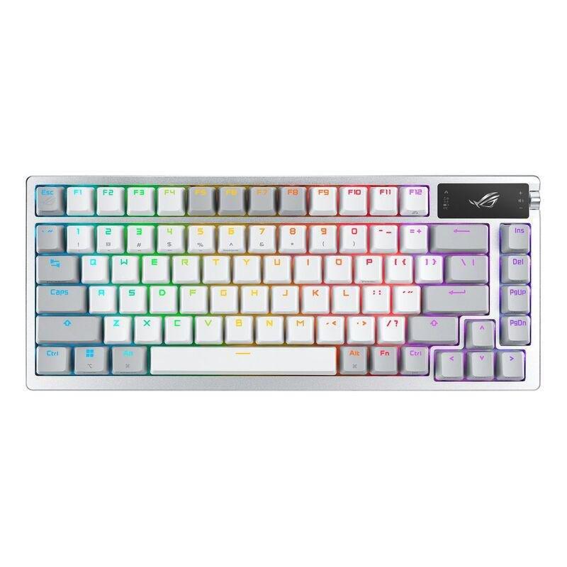 ASUS ROG Azoth TKL Gaming Custom Keyboard - NX mechanical switches - White (Arabic Layout), , large image number 0