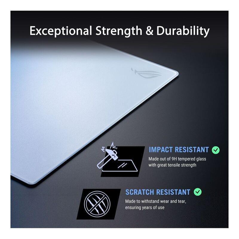 ASUS ROG Moonstone Ace L Mousepad - White (50 x 40 cm), , large image number 4
