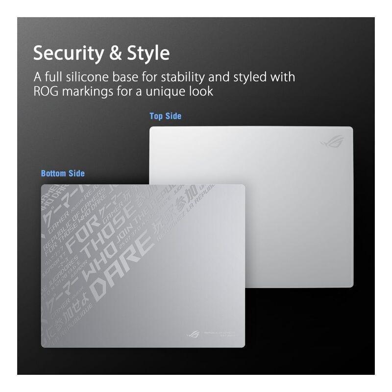ASUS ROG Moonstone Ace L Mousepad - White (50 x 40 cm), , large image number 5