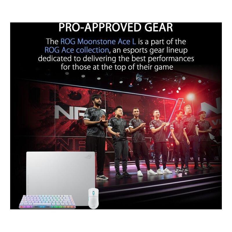 ASUS ROG Moonstone Ace L Mousepad - White (50 x 40 cm), , large image number 6