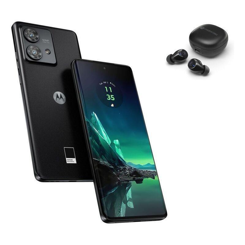 Motorola Edge 40 Neo 5G Smartphone 12GB/256GB - Black Beauty + Motorola buds 105 True Wireless Earbuds, , large image number 0