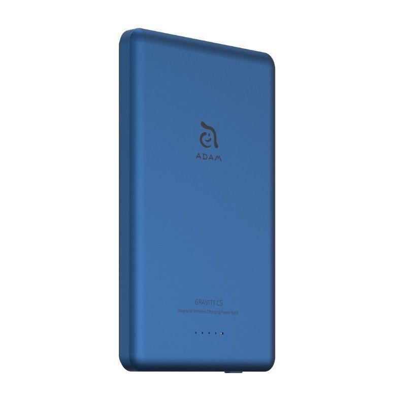 Adam Elements Gravity C5 5000mAh Magnetic Wireless Charging Power Bank - Blue, , large image number 3