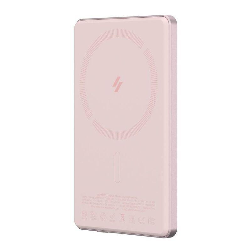 Adam Elements Gravity C5 5000mAh Magnetic Wireless Charging Power Bank - Pink, , large image number 3