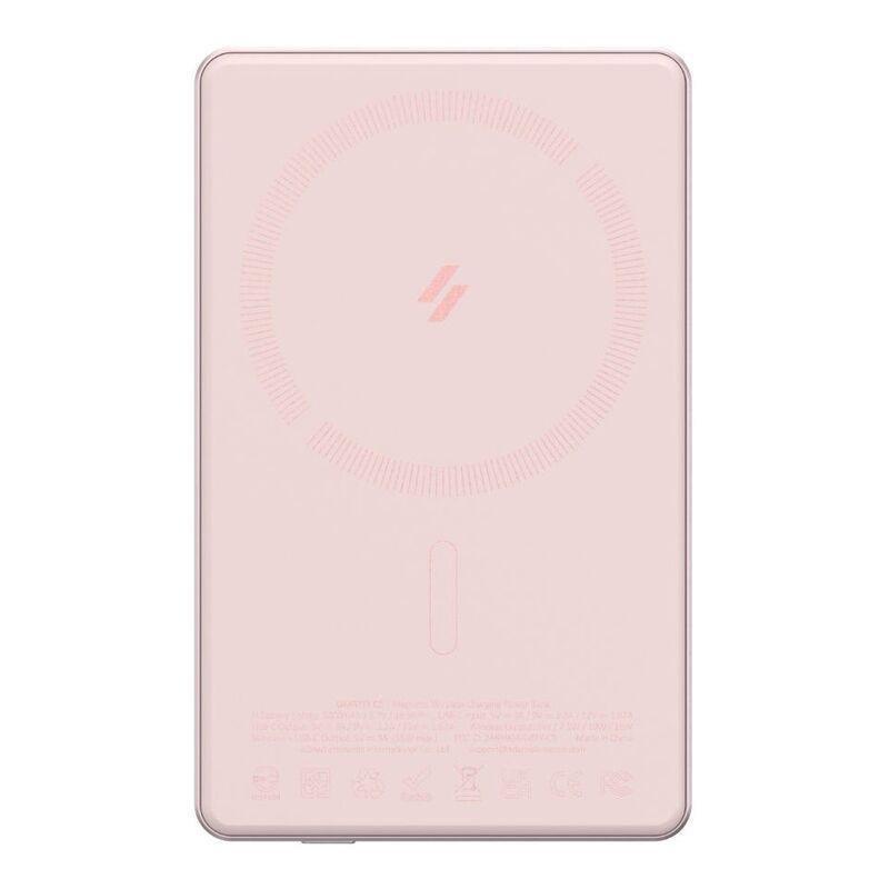 Adam Elements Gravity C5 5000mAh Magnetic Wireless Charging Power Bank - Pink, , large image number 4