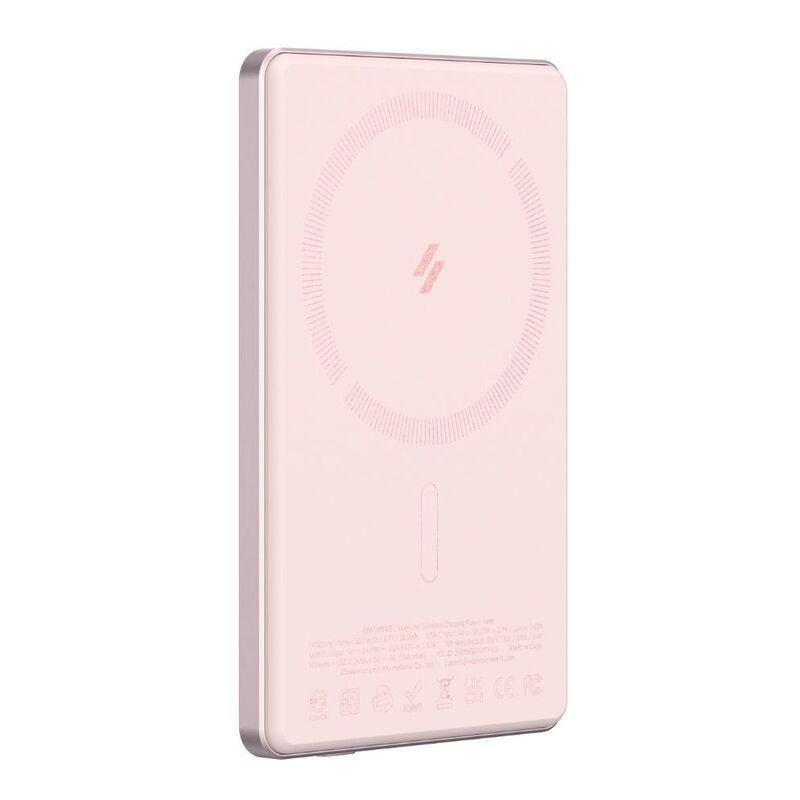 Adam Elements Gravity C5 5000mAh Magnetic Wireless Charging Power Bank - Pink, , large image number 5
