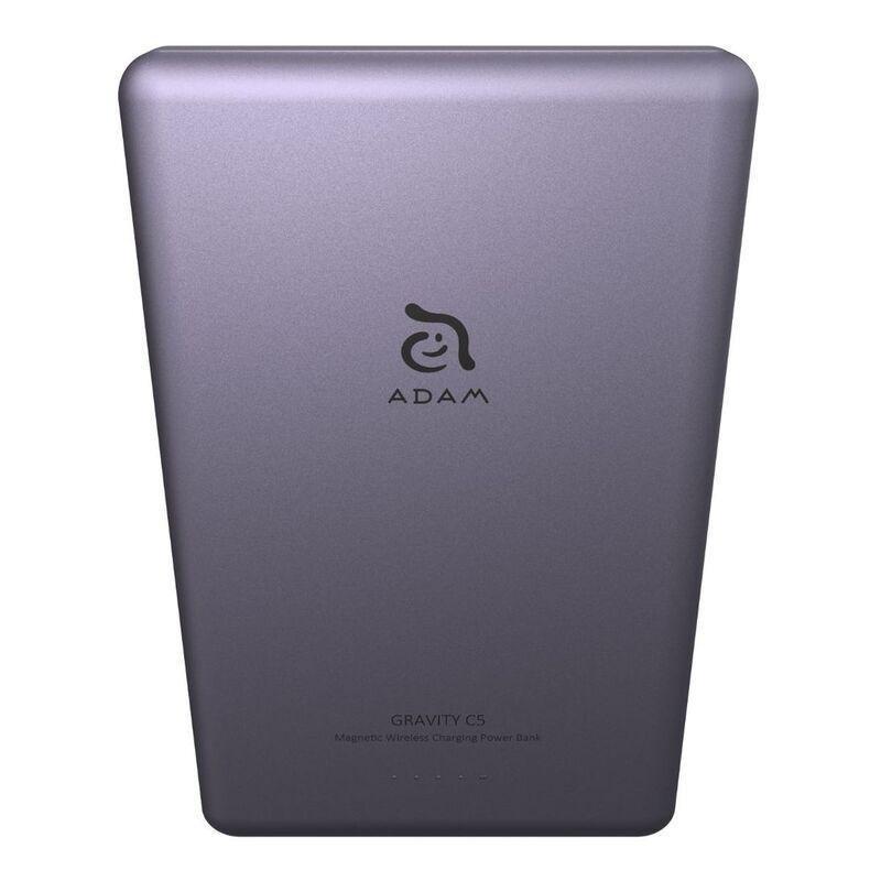 Adam Elements Gravity C5 5000mAh Magnetic Wireless Charging Power Bank - Purple, , large image number 7