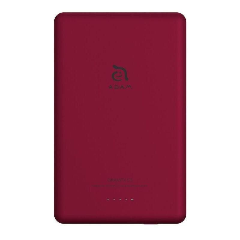 Adam Elements Gravity C5 5000mAh Magnetic Wireless Charging Power Bank - Red, , medium