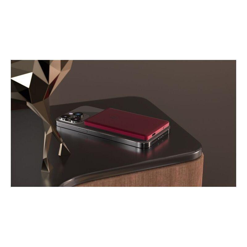Adam Elements Gravity C5 5000mAh Magnetic Wireless Charging Power Bank - Red, , large image number 1