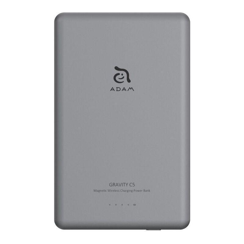 Adam Elements Gravity C5 5000mAh Magnetic Wireless Charging Power Bank - Gray, , medium