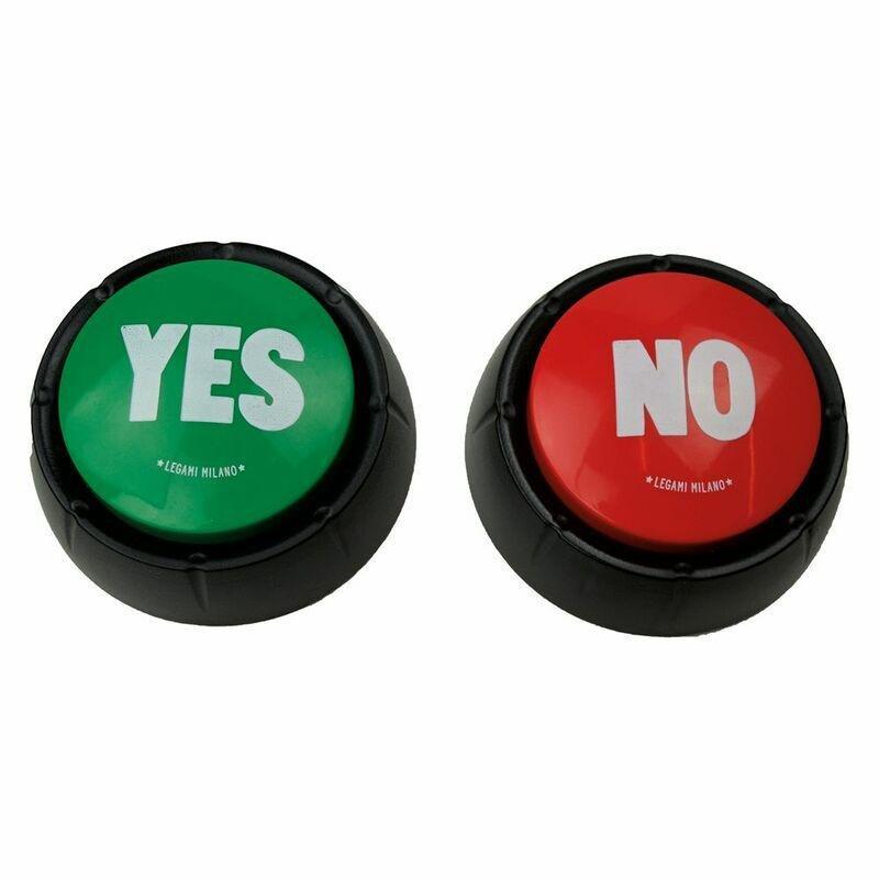 Legami Yes & No - Sound Buttons (Set of 2), , medium