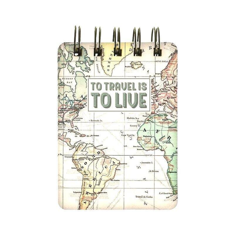 Legami Mini Spiral Notebook - Map, , medium